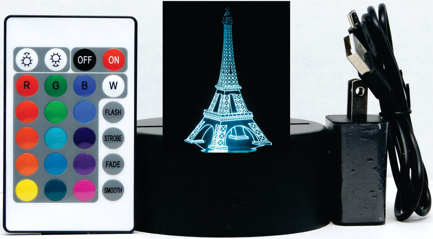 Eiffel Tower LED Desk, Table, Night Lamp
