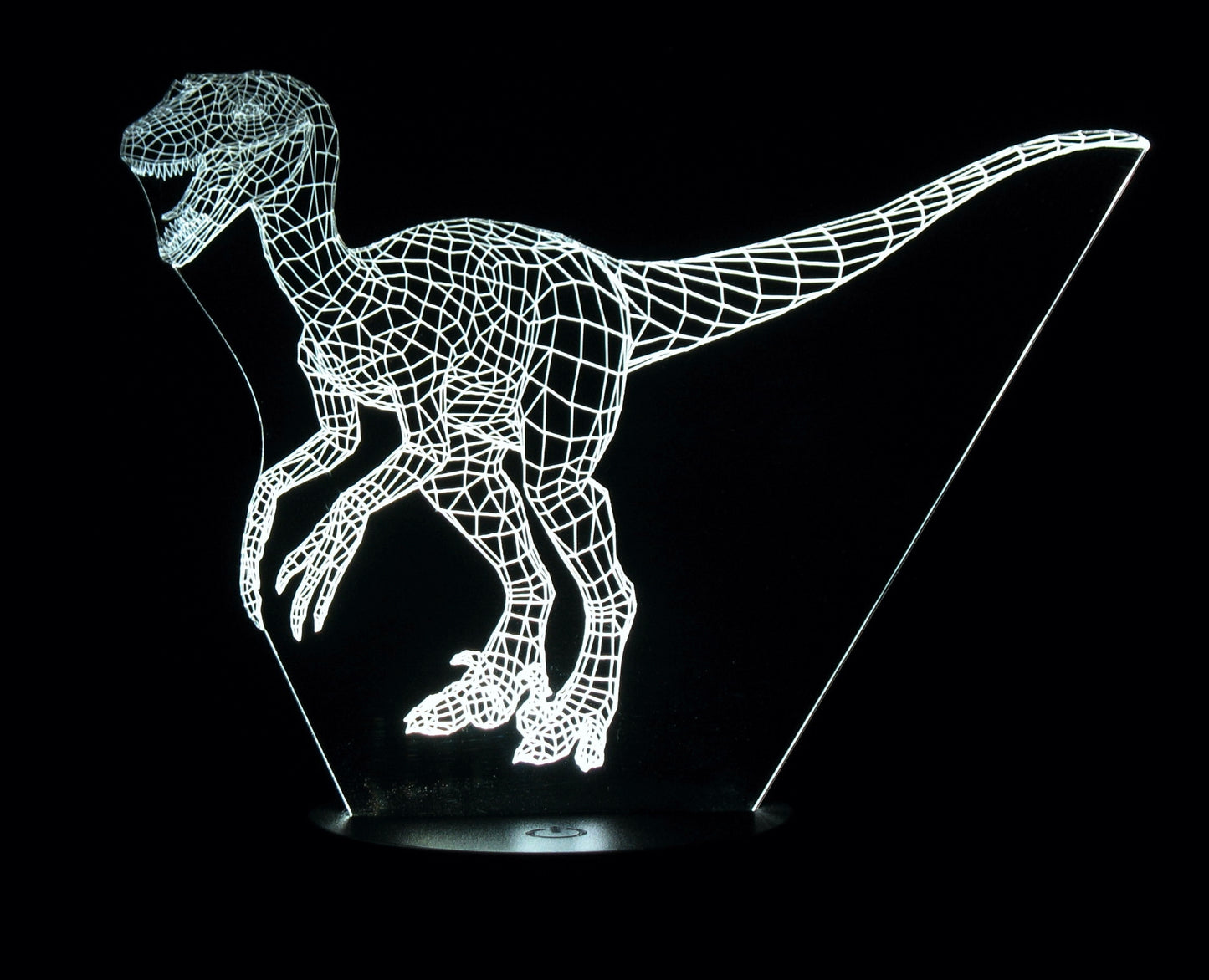 Dinosaurs 3-D Optical Illusion LED Desk, Table, Night Lamp