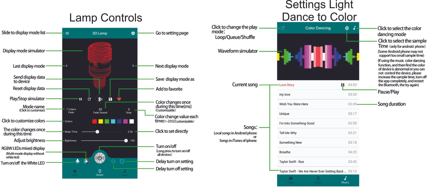 Lamborghini Roaster 3-D Optical Illusion Multicolored LED Lamp