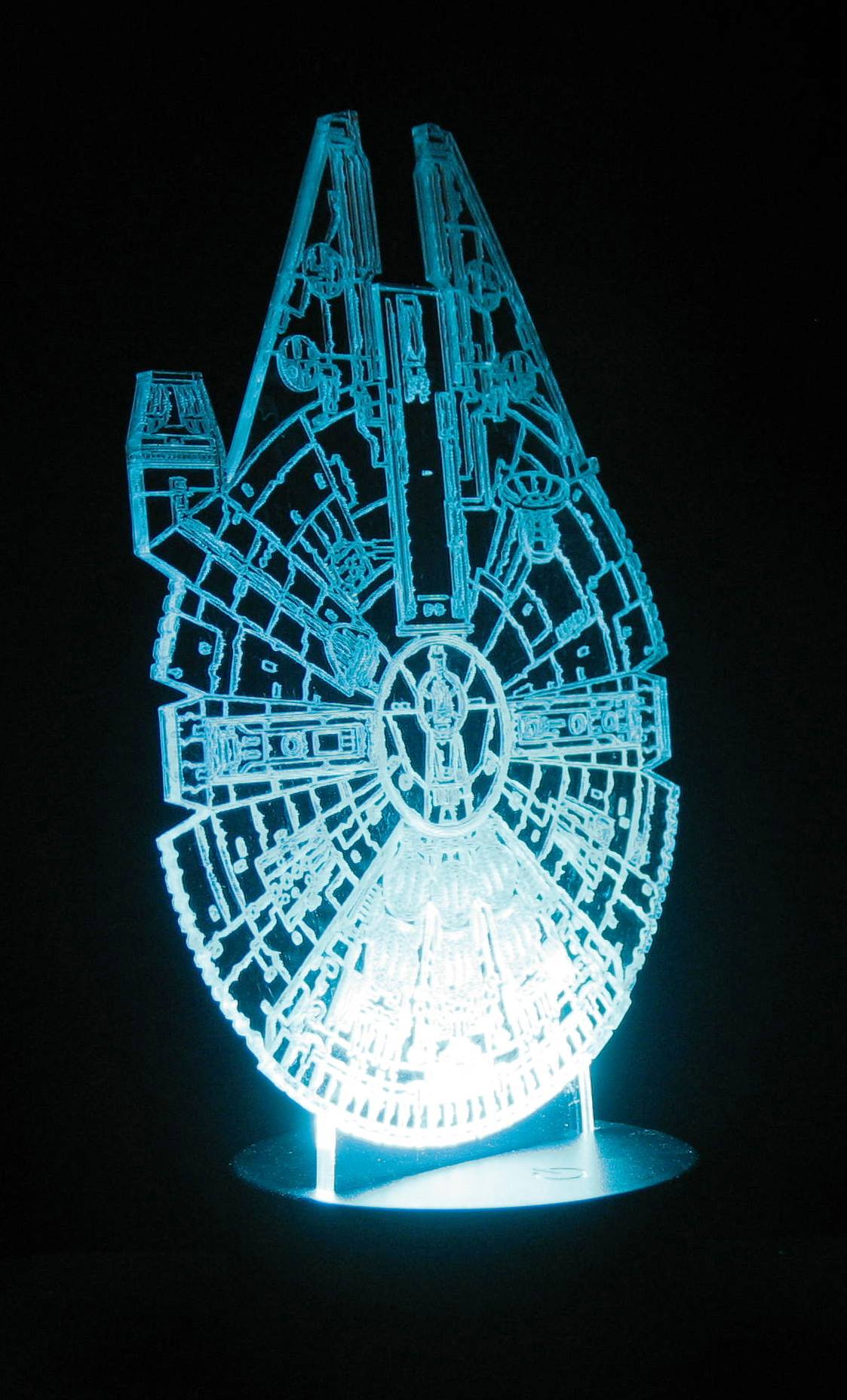 Star Wars (Section 1) 3-D Illusion LED Lamps with Remote
