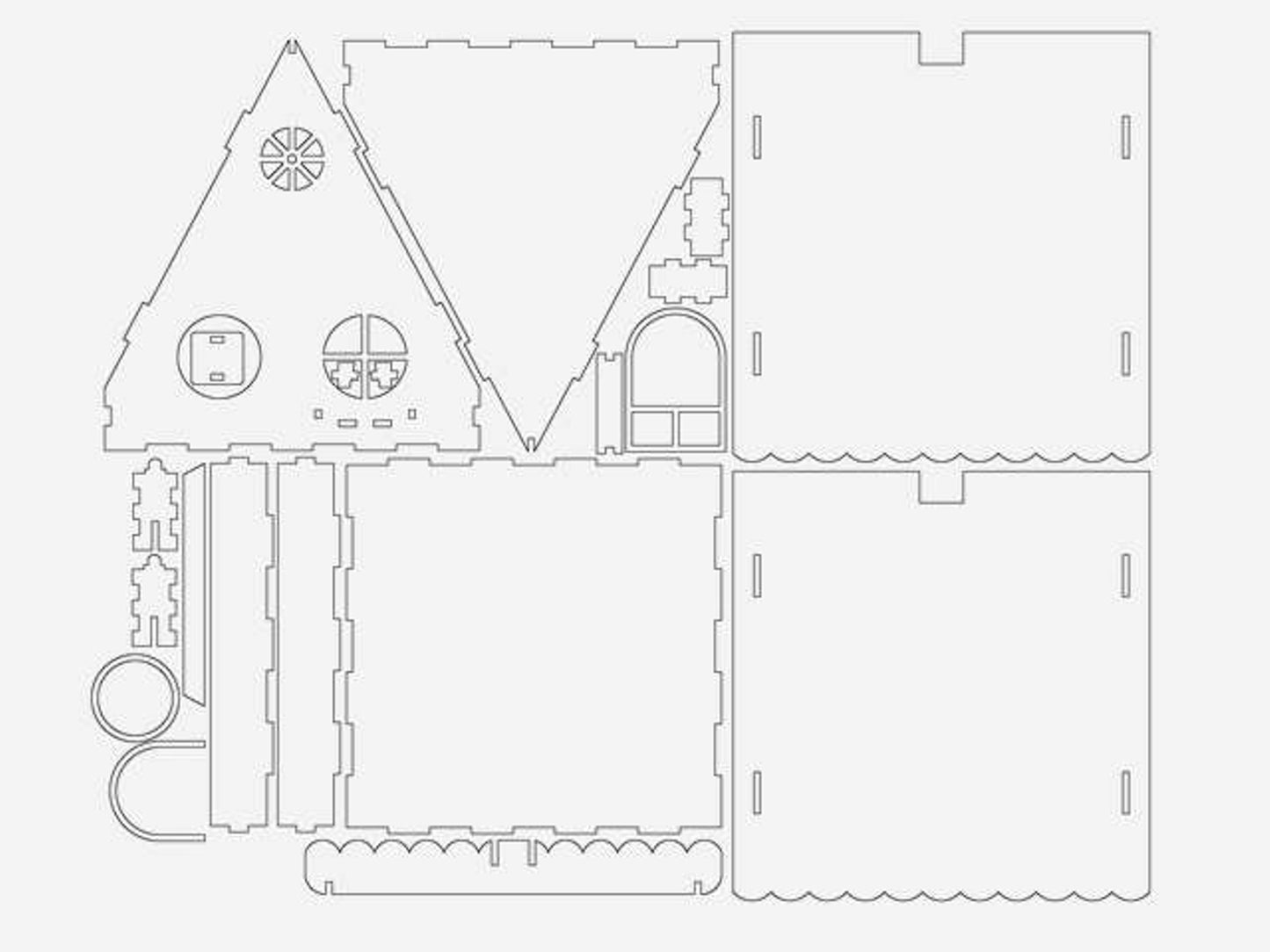 A-Frame Birdhouse Kit