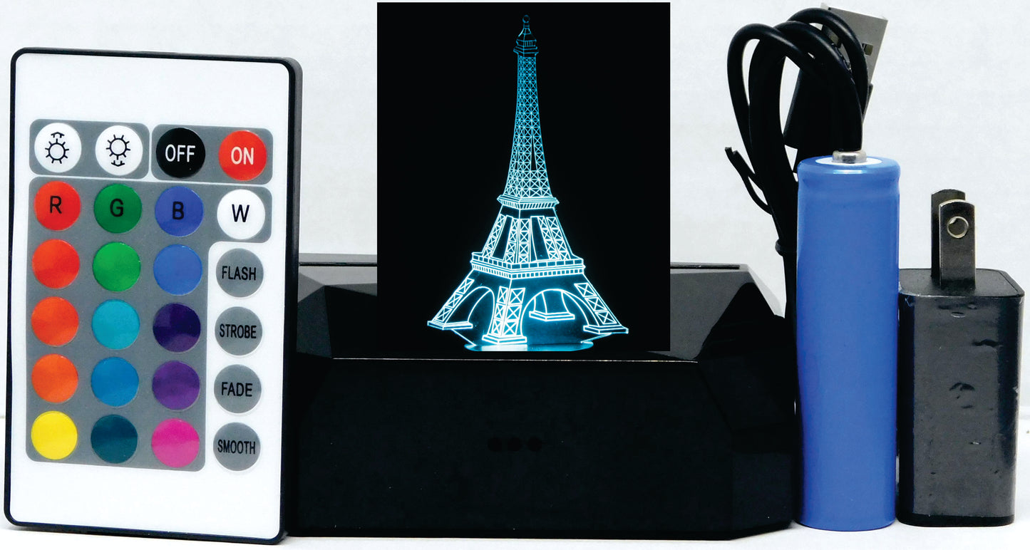 Eiffel Tower LED Desk, Table, Night Lamp