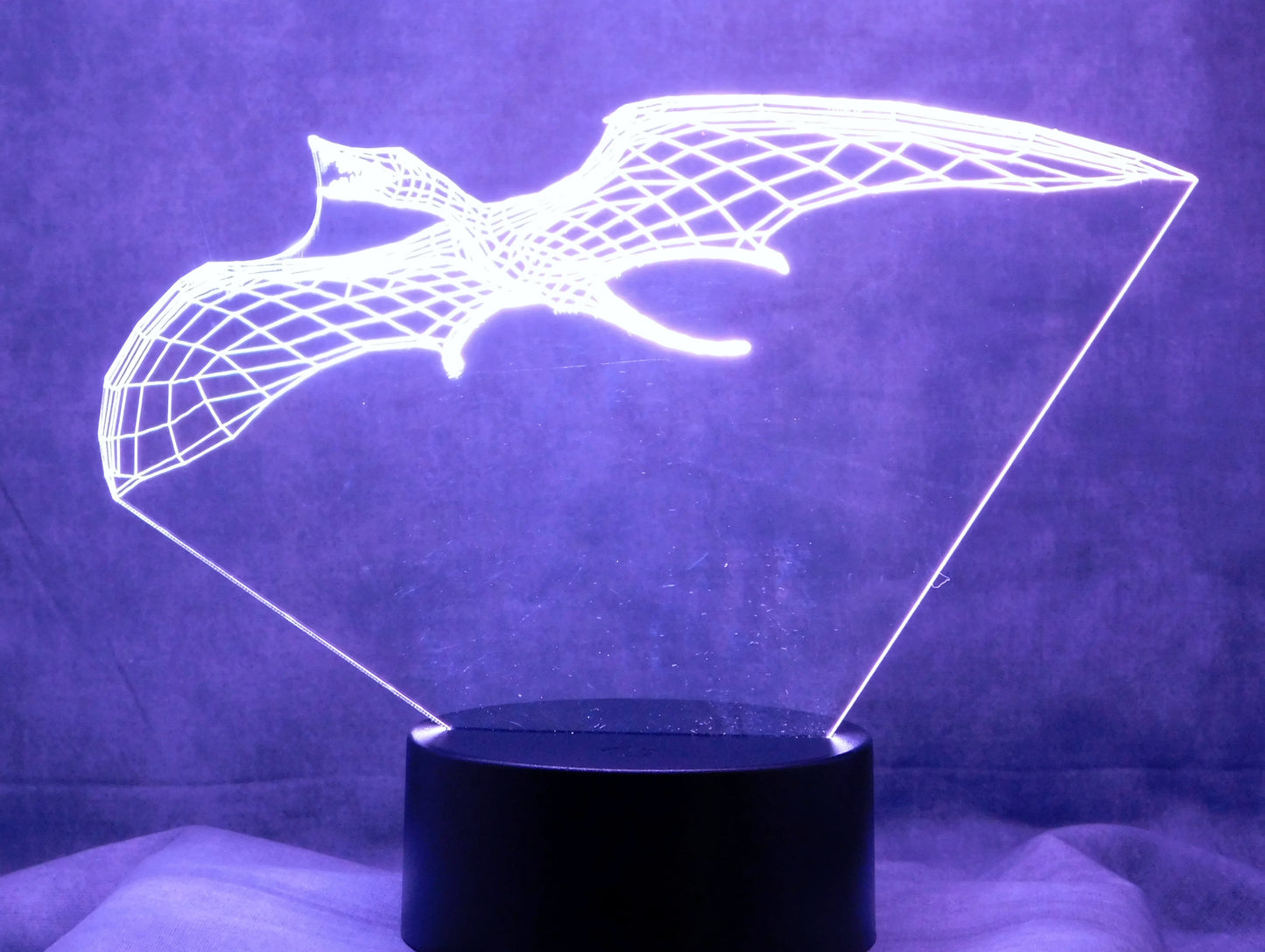 Dinosaurs 3-D Optical Illusion LED Desk, Table, Night Lamp