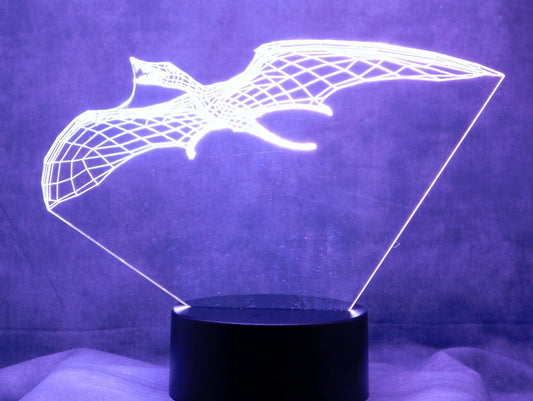 Dinosaurs 3-D Optical Illusion LED Desk, Table, Night Lamp