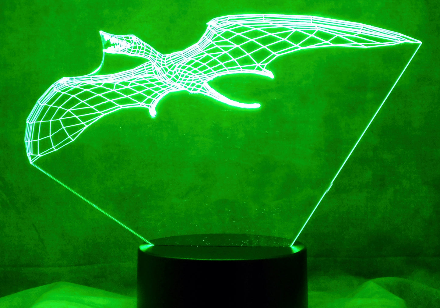 Dinosaurs 3-D Optical Illusion LED Desk, Table, Night Lamp