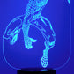 Spiderman Selection 3-D Optical Illusion Multicolored Lamp