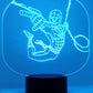 Spiderman Selection 3-D Optical Illusion Multicolored Lamp