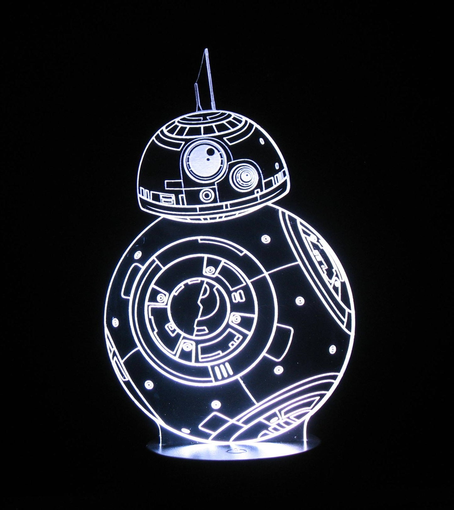 BB8 3-D Optical Illusion LED Multicolored Lamp