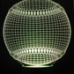 Baseball 3-D Optical Illusion Multicolored Light