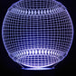 Baseball 3-D Optical Illusion Multicolored Light