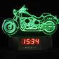 Harley-Davidson Large 3-D Optical Illusion Multicolored LED Clock/Lamp