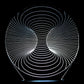 Double Hole 3-D Optical Illusion Multicolored Light