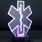 EMT Logo 3-D Optical Illusion Multicolored LED Lamp