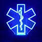 EMT Logo 3-D Optical Illusion Multicolored LED Lamp