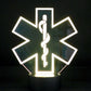 EMT Logo 3-D Optical Illusion Multicolored LED Lamp