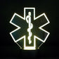 EMT Logo 3-D Optical Illusion Multicolored LED Lamp