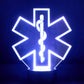 EMT Logo 3-D Optical Illusion Multicolored LED Lamp
