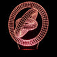 Gyroscope 3-D Optical Illusion Multicolored Light