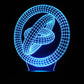 Gyroscope 3-D Optical Illusion Multicolored Light