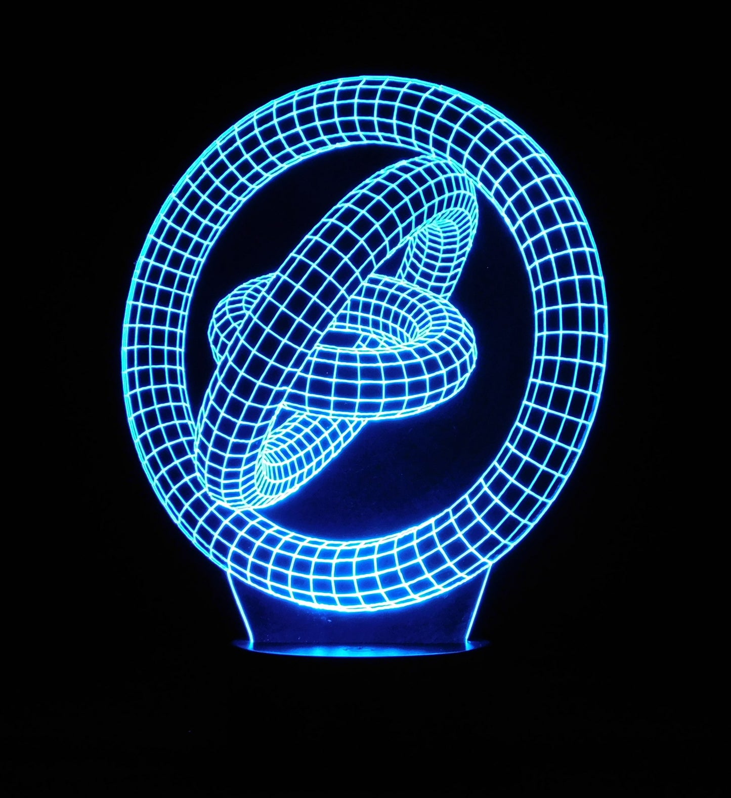 Gyroscope 3-D Optical Illusion Multicolored Light