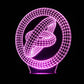 Gyroscope 3-D Optical Illusion Multicolored Light