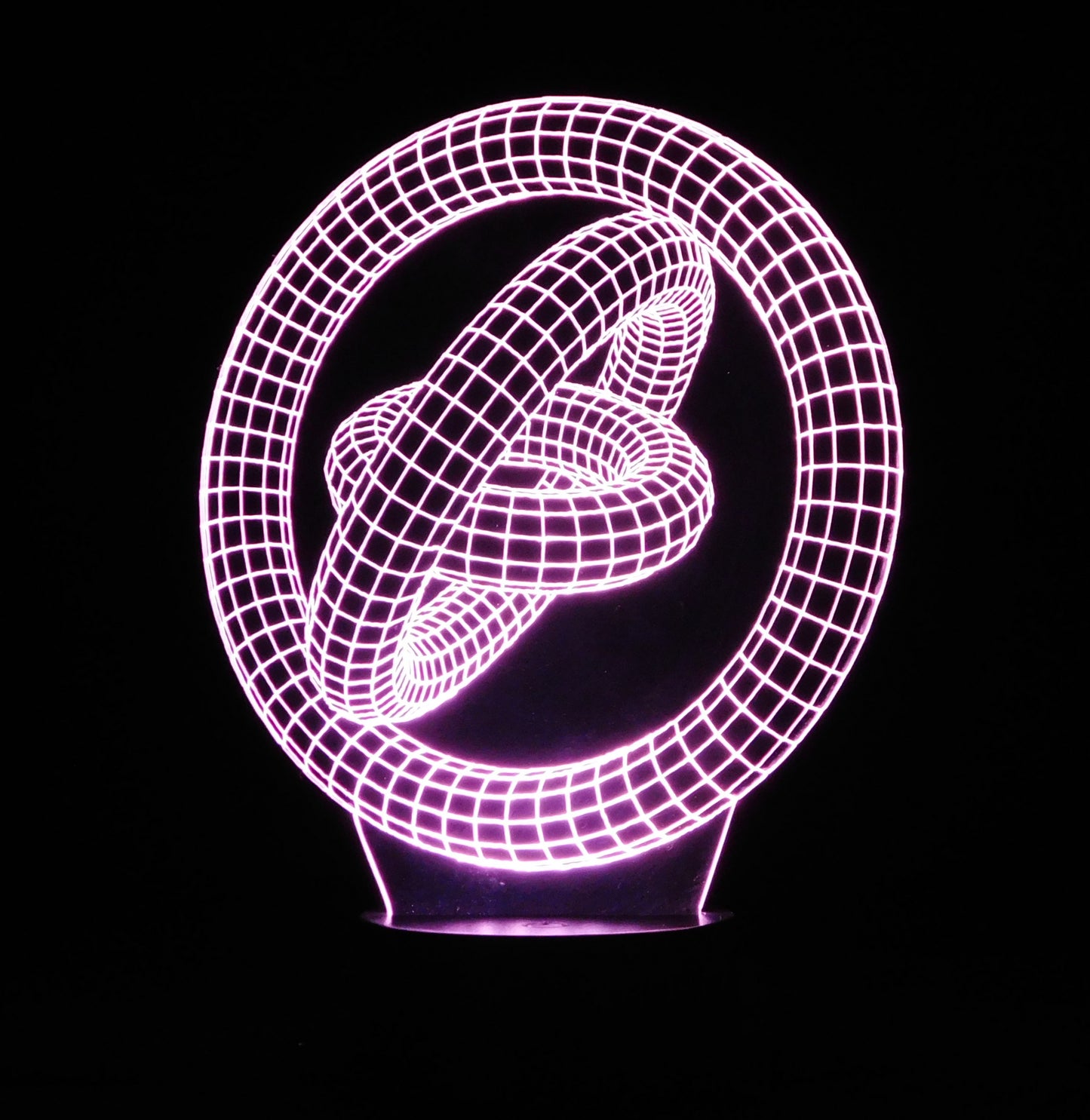 Gyroscope 3-D Optical Illusion Multicolored Light
