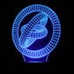 Gyroscope 3-D Optical Illusion Multicolored Light