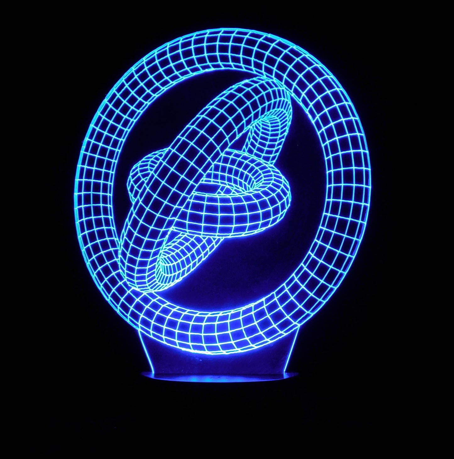 Gyroscope 3-D Optical Illusion Multicolored Light