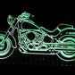 Harley-Davidson Large Rectangle 3-D Optical Illusion LED