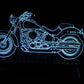 Harley-Davidson Large Rectangle 3-D Optical Illusion LED