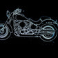 Harley-Davidson Large Rectangle 3-D Optical Illusion LED