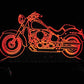 Harley-Davidson Large Rectangle 3-D Optical Illusion LED