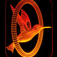 Hummingbird  3-D Optical Illusion Multicolored Light