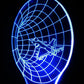 Jet Through Hole 3-D Optical Illusion LED Desk, Table, Night Lamp