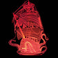 Kraken and Ship LED Desk, Table, Night Lamp