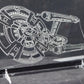 Starship Enterprise Large Rectangle 3-D Optical Illusion LED