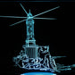 Lighthouse Seashore 3-D Optical Illusion Multicolored LED Lamp