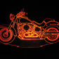 Harley-Davidson 3-D Optical Illusion Multicolored LED Lamp