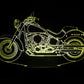 Harley-Davidson 3-D Optical Illusion Multicolored LED Lamp