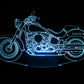 Harley-Davidson 3-D Optical Illusion Multicolored LED Lamp