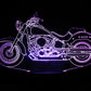 Harley-Davidson 3-D Optical Illusion Multicolored LED Lamp