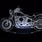 Harley-Davidson 3-D Optical Illusion Multicolored LED Lamp