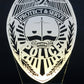 Police Logo 3-D Optical Illusion Multicolored LED Lamp