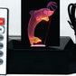 Dolphin with Ring or Ball 3-D Optical Illusion Multicolored Light