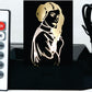 Princess Leia 3-D Optical Illusion LED Desk, Table, Night Lamp