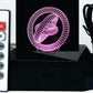 Gyroscope 3-D Optical Illusion Multicolored Light