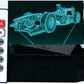 Formula E Race Car 3-D Optical Illusion Multicolored Light