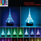 Globe North America 3-D Optical Illusion Multicolored Light