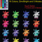 Dolphin with Ring or Ball 3-D Optical Illusion Multicolored Light