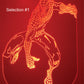 Spiderman Selection 3-D Optical Illusion Multicolored Lamp